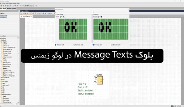 پوستر message texts در لوگو زیمنس